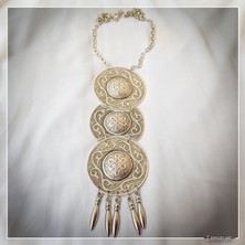 Z Jewelry Art Rudi - El Yapımı Etnik Otantik Bohem Kadın Kolye