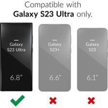 Samsung Galaxy S23 Ultra Uyumlu Içi Kadife 3D Kamera Korumalı Darbe Emici Elden Kaymaz Silikon Kılıf