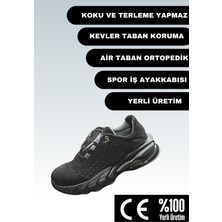 Eurosantex Spor İş Ayakkabısı Kevler Taban Koruma Air Taban Ortopedik (Süet)