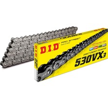 Did 530-112VX3 1999-2007 Suzuki Gsx-R 1300 Hayabusa Uyumlu Zincir Vx3 Xring Çelik Renk