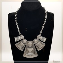 Z Jewelry Art Manal - El Yapımı Etnik Otantik Bohem Kadın Kolye