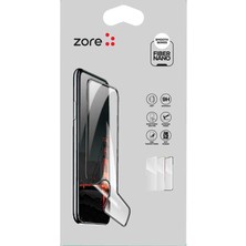 ZORE Xiaomi Redmi 7A - Ekran Koruyucu Tam Kaplayan Fiber Nano Koruma - Şeffaf