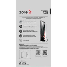 ZORE Xiaomi Redmi 7A - Ekran Koruyucu Tam Kaplayan Fiber Nano Koruma - Şeffaf