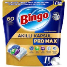 Bingo Pro Max Bulaşık Deterjanı 60LI - Abc 500 gr Kireç Önleyici