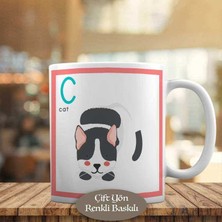 Asilmeydan Uyuyan Güzel Kedi Kupa Bardak HEDIYELIK-53876-25739