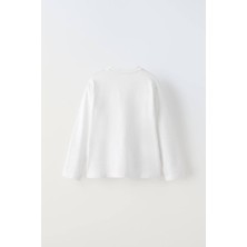 Pipsqueak Unisex Çocuk Düz Beyaz Basic Tshirt