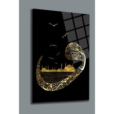 Vav Istanbul Silüeti Cam Tablo 2