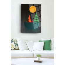 Geometrik Desen Cam Tablo