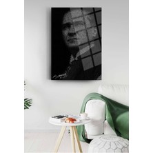 Atatürk Cam Tablo 83-Atatürk Tablosu-Türk Bayrağı Tablosu
