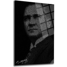 Atatürk Cam Tablo 83-Atatürk Tablosu-Türk Bayrağı Tablosu