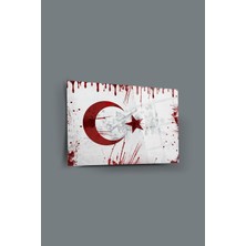 Türk Bayrağı-Kurtuluş Savaşı Cam Tablo