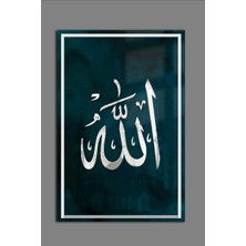 Allah Yazısı Cam Tablo 08