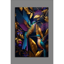 Sinek Kuşları Cam Tablo 02