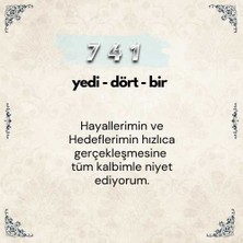 741 Hızlı Çözüm Sayı Sekansı Anahtarlık M1
