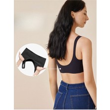 Sweet Sauna Lazer Kesim Dikişsiz Pedli Yumuşak Iz Yapmaz Balensiz Invisible Görünmez Push Up Toparlayıcı Sütyen