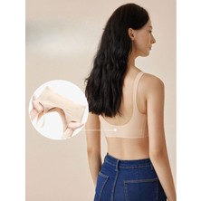 Sweet Sauna Lazer Kesim Dikişsiz Pedli Yumuşak Iz Yapmaz Balensiz Invisible Görünmez Push Up Toparlayıcı Sütyen
