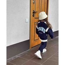Chons Sloganlı Unisex Lacivert Çocuk Altüst Takım