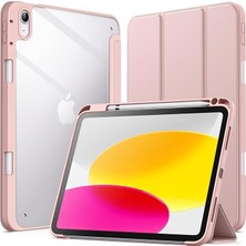 FUJİMAX Apple ipad Air 4.5.nesil 10.9 Inç Kılıf Yatay Standlı Uyku Modlu Soft Renkli Kılıf-Kalem Şarja Uygun