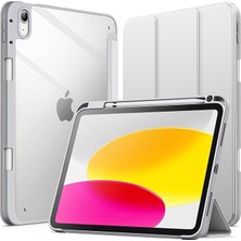 FUJİMAX Apple ipad Air 6.nesil 11 Inç M2 2024 Kılıf Yatay Standlı Uyku Modlu Soft Renkli Kılıf-Kalem Şarja Uygun