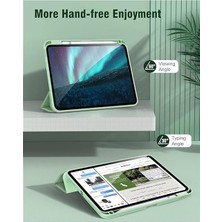 FUJİMAX Apple ipad Air 4.5.nesil 10.9 Inç Kılıf Yatay Standlı Uyku Modlu Soft Renkli Kılıf-Kalem Şarja Uygun