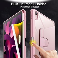 FUJİMAX Apple ipad 10.nesil 10.9 Inç Kılıf 360 Derece Döner Başlıklı Yatay ve Dikey Standlı Kılıf-Kalem Şarja Uygun