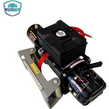 12V ELEKTRİKLİ VİNÇ ÇEKİCİ 3.7 KW (ÇELİK HALAT) (5500 KG)