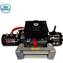 12V ELEKTRİKLİ VİNÇ ÇEKİCİ 3.7 KW (ÇELİK HALAT) (5500 KG)