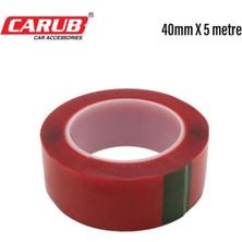 ÇİFT TARAFLI BANT 40 MM X 5 MT ŞEFFAF (SİLİKONLU)