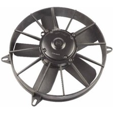 Kormas 12V Fan Motoru Emici Aksiyel 11 " (Geniş Tip Kalın Motor) (5 Kanat) (Dış Çap 310 Mm)