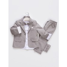 Concept Erkek Çocuk 4'lü Takım 2-5 Yaş Gri