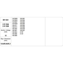 MEGA Cat.marş Kömürü Delco 12V 37MT (4 Ad)