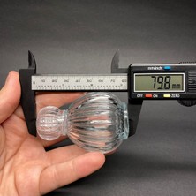 Ahsa Ticaret 5 Adet 50 ml Hediyelik Cam Kolonya Şişesi - Düğün, Nişan, Söz, Kına Için Hediyelik Kolonya Şişeleri