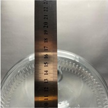 Ahsa Ticaret 4,5 Litre Cam Şişe - 4500 cc Cam Damacana - Siyah Kapaklı - Sebile Uyumlu Boş Cam Damacana