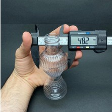 Ahsa Ticaret 5 Adet 100 cc Plastik Pırlanta Kolonya Şişesi - Düğün, Nişan, Söz Için Hediyelik Kolonya Şişeleri