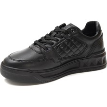 Greyder Erkek Siyah Hakiki Deri Sneaker Ayakkabı 3K1SA17002
