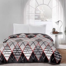 Taç Martha Gri Çift Kişilik Battaniye Taç Battaniye 220X240 cm