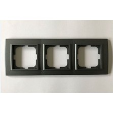 Ovivo Mina Üçlü Çerçeve Füme