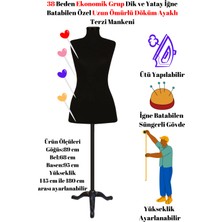 38 Beden İğne Batabilen Süngerli Terzi Mankeni Stüdyo Fotoğraf Çekim Mankeni