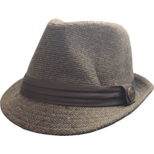 Ceeldu Unisex trilby Ingiliz Kasket Fötr Şapka