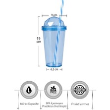 Herevin 660 cc Elmas Kapak Pipetli Bardak