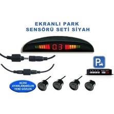 Park Sensörü Ses Ikazlı+Oval Göstergeli (22 Mm) Siyah