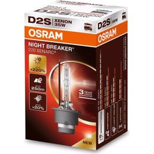 Osram Far Ampulü Xenon D2S 35W Night Breaker Xenarc 220 66240XN2