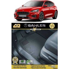 Sahler Ford Focus 4  2019-2022   4.5D Havuzlu Paspas Siyah