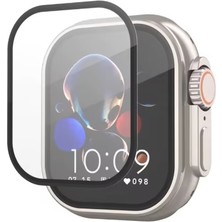 Ekoodukkan Apple Watch Ultra / Ultra 2 - 49MM Uyumlu Tam Kaplama Kavisli Cam Ekran Koruyucu