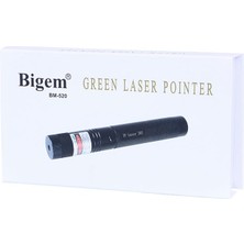 Bigem Şarjlı Yeşil Lazer Pointer 1000MW BM-520