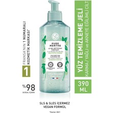 Yves Rocher Karma Ve Yağlı Ciltler Için Pure Menthe Prebiyotik Yüz Yıkama Jeli-390 ml