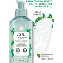 Yves Rocher Karma Ve Yağlı Ciltler Için Pure Menthe Prebiyotik Yüz Yıkama Jeli-390 ml