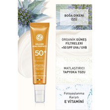 “Yves Rocher SPF 50+ Yüksek Korumalı Yağlanma ve Leke Karşıtı Yüz Güneş Kremi/Solaire Peau Parfaite-40 ml