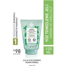 Yves Rocher Karma Ve Yağlı Ciltler Için Pure Menthe Prebiyotik Yüz Yıkama Jeli-125 ml