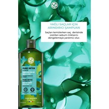 Yves Rocher Yağlı Saçlar İçin (Pure Detox) Arındırıcı Şampuan - Sülfatsız & Vegan-300 ml